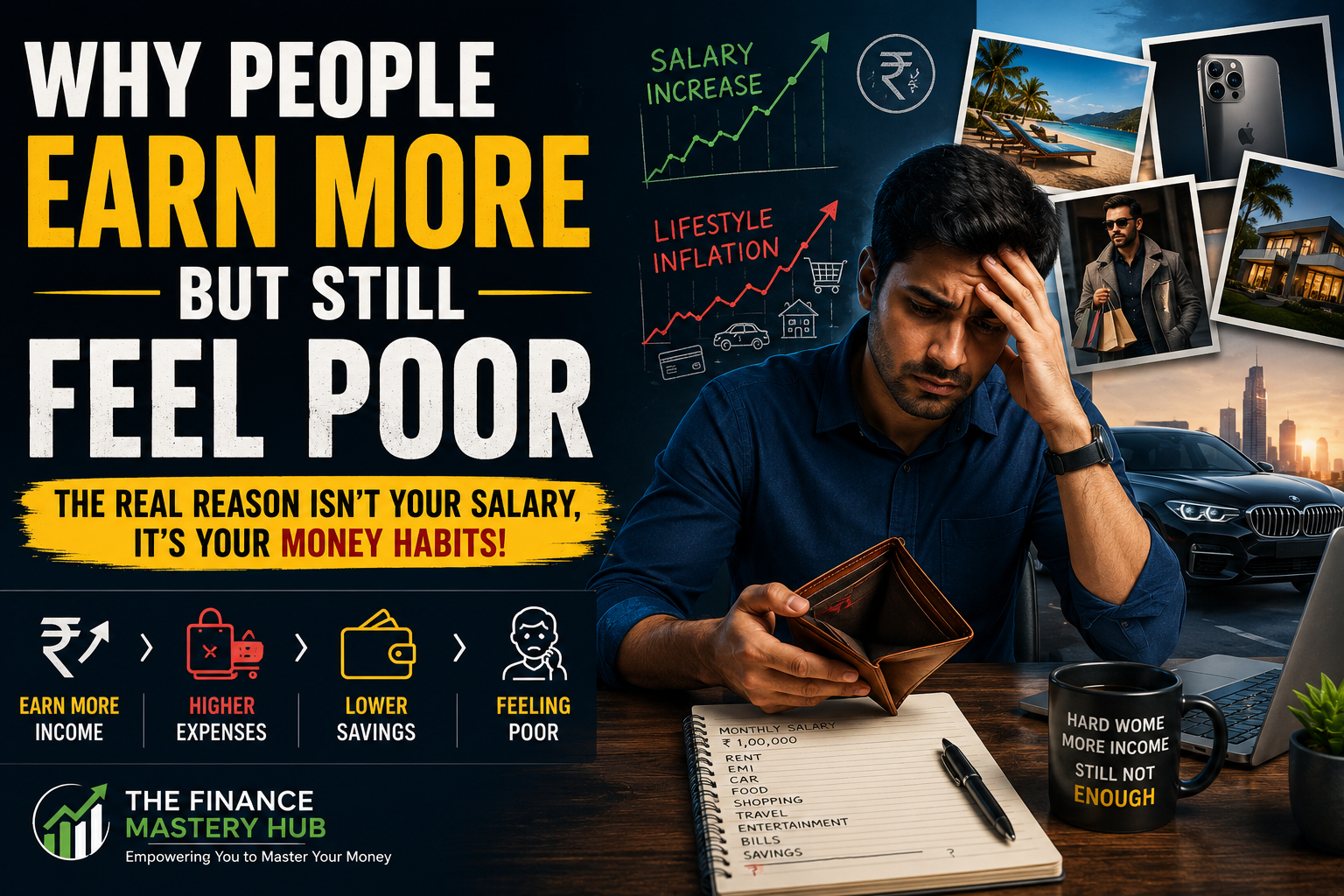 Why People Earn More but Still Feel Poor