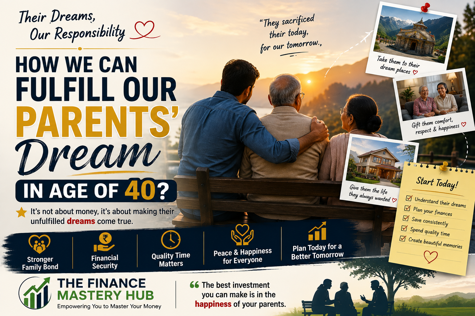 How Can We Fulfill Our Parents’ Dreams at the Age of 40?
