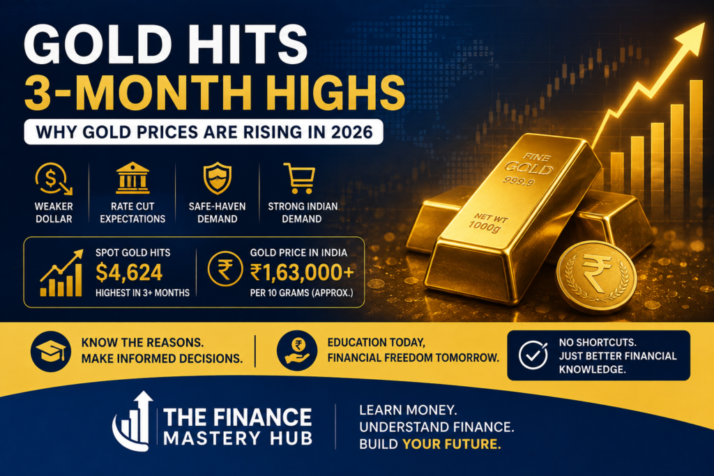 Gold Hits 3-Month Highs: Why Prices Are Rising and What It Means for Indian Investors